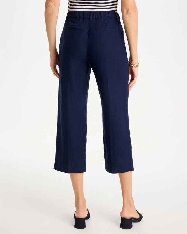 Linen Fly Front Pants - image 3